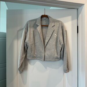 Cropped Gray Puma Women's Jacket